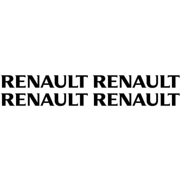 4 Stickers Renault Noir