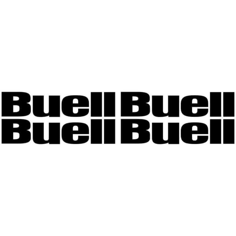 4 Stickers Buell noir