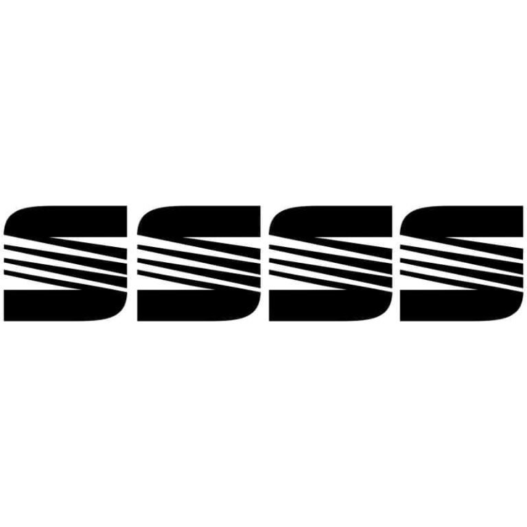 4 Stickers Logo Seat noir