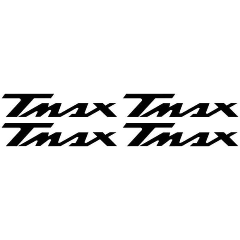 4 Stickers Yamaha Tmax noir