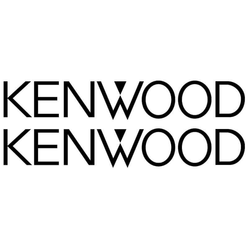 2 Stickers kenwood noir